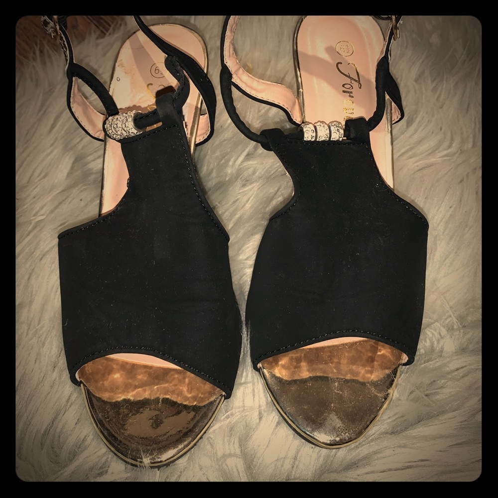 Black heels